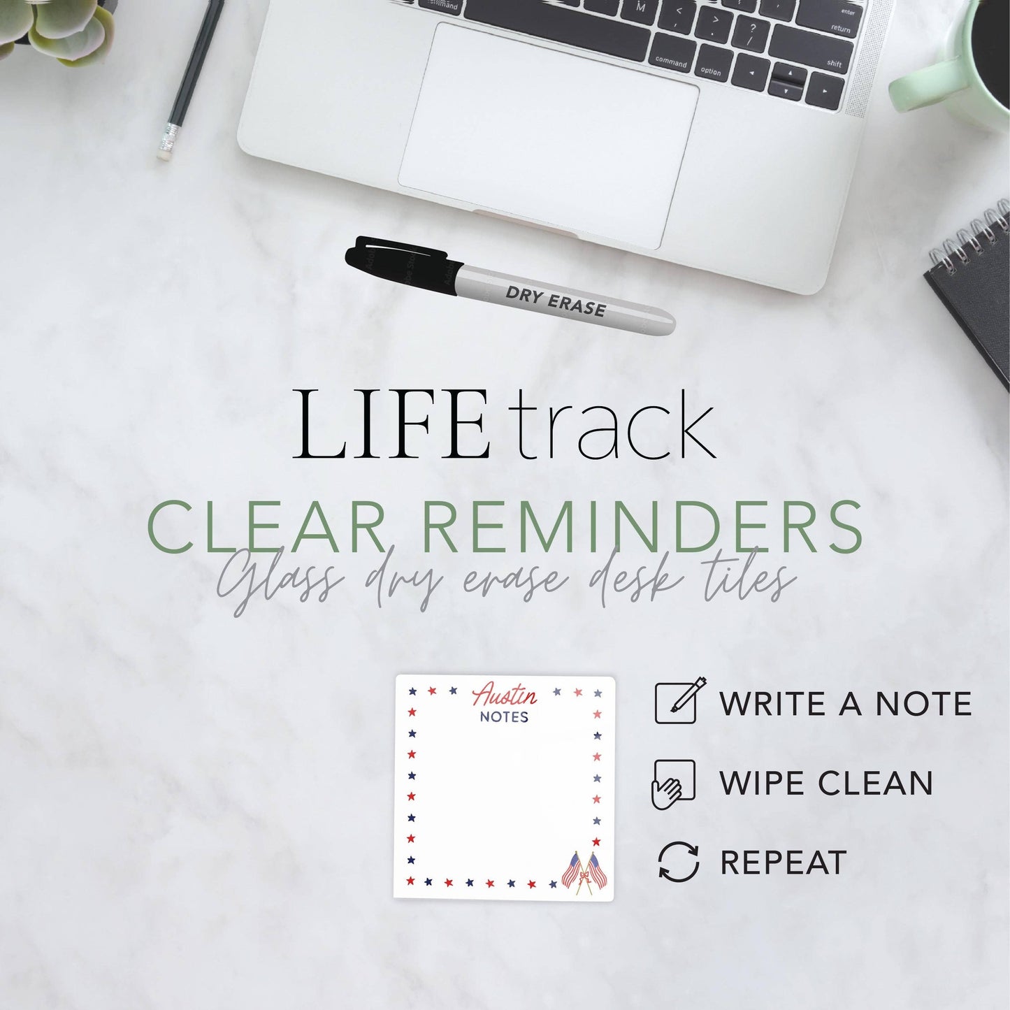 Dry Erase Note Tile - Greensburg Pennsylvania
