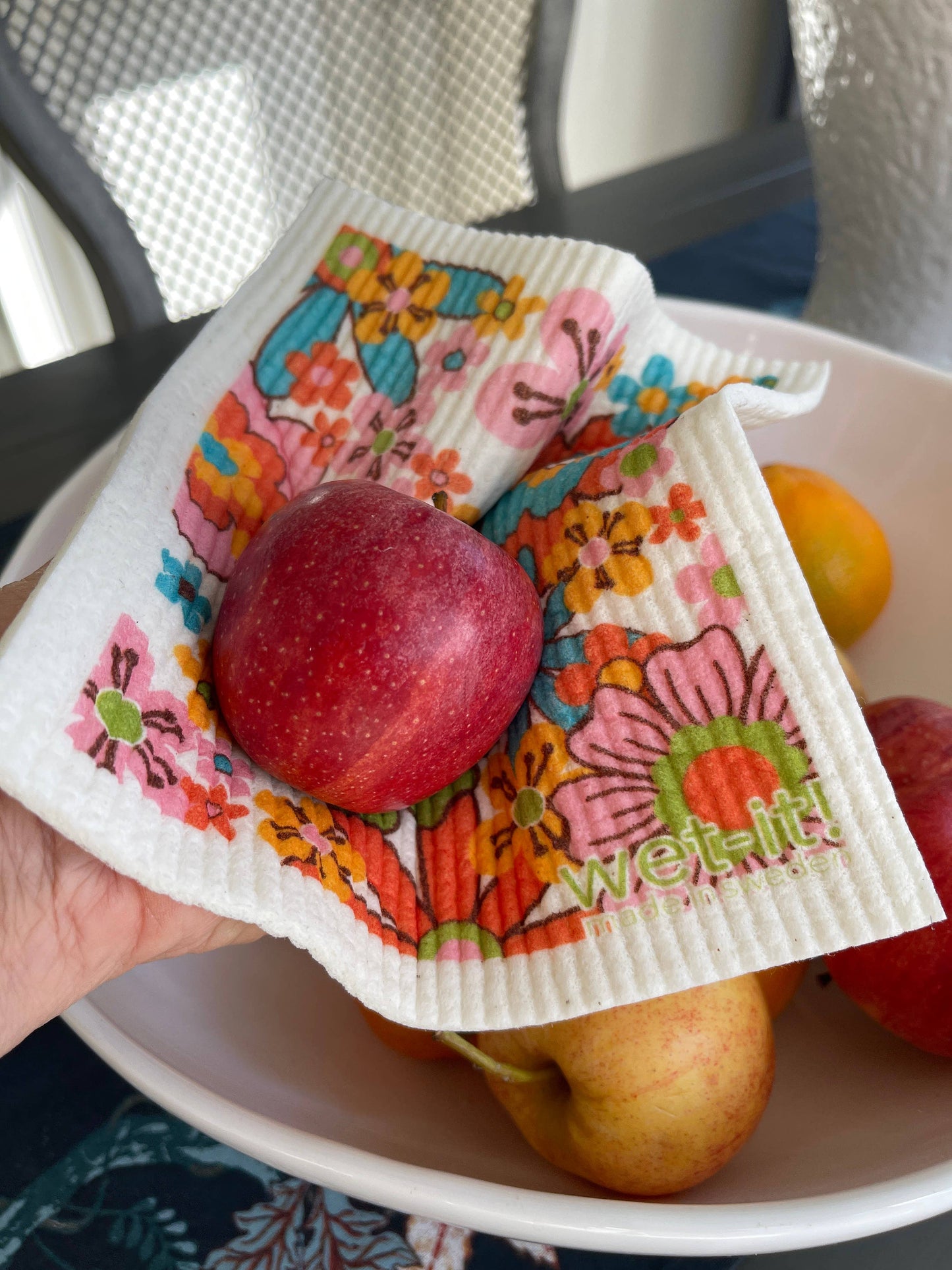 Retro Florals Swedish Cloth