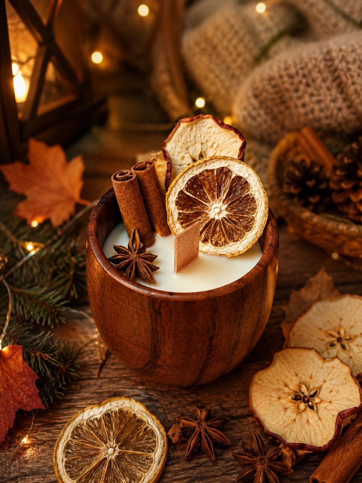 Cozy Pumpkin Spice Wood Wick Candle