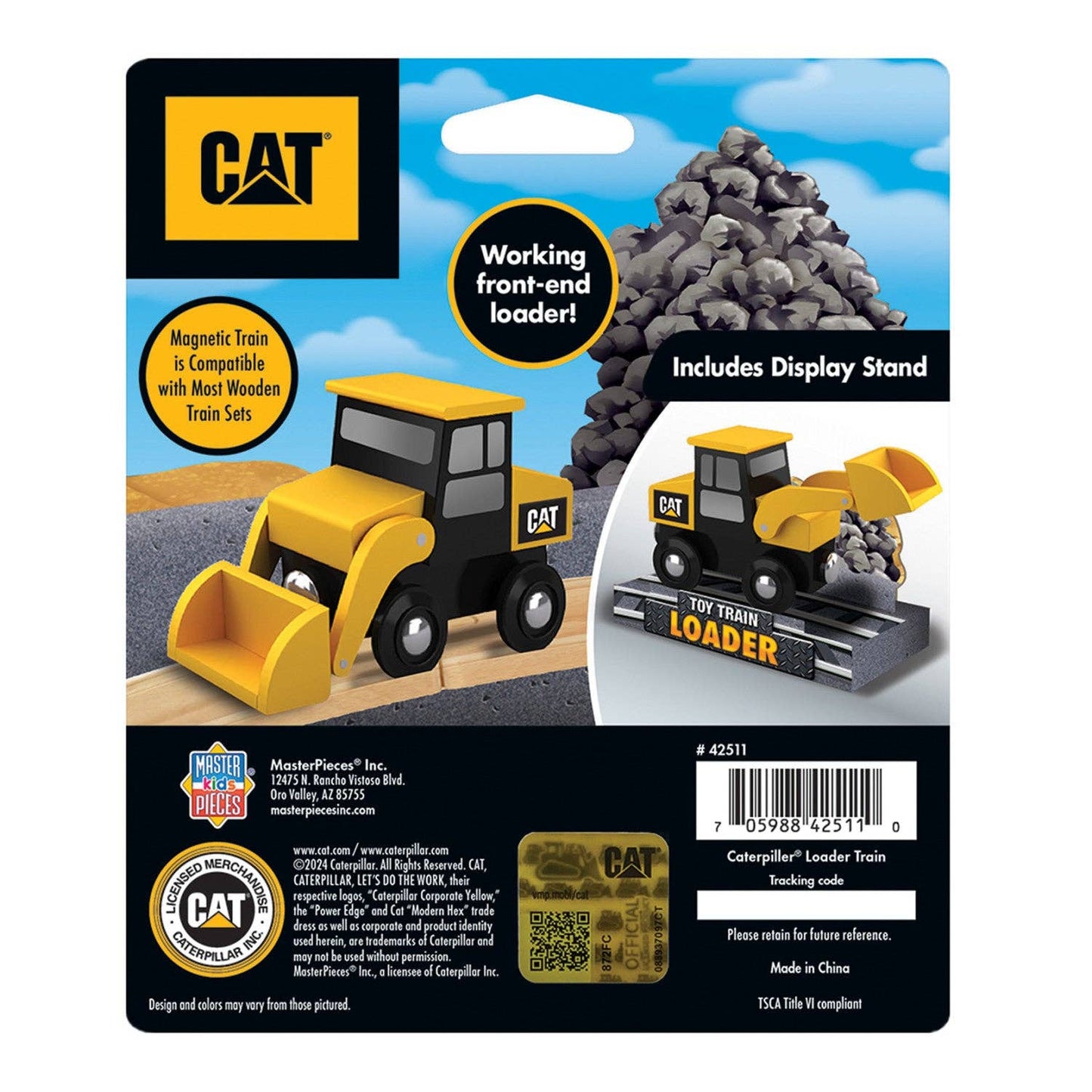 CAT Loader Toy Train