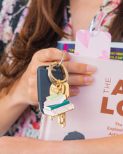 Load image into Gallery viewer, Bookmark Keychain - Romance