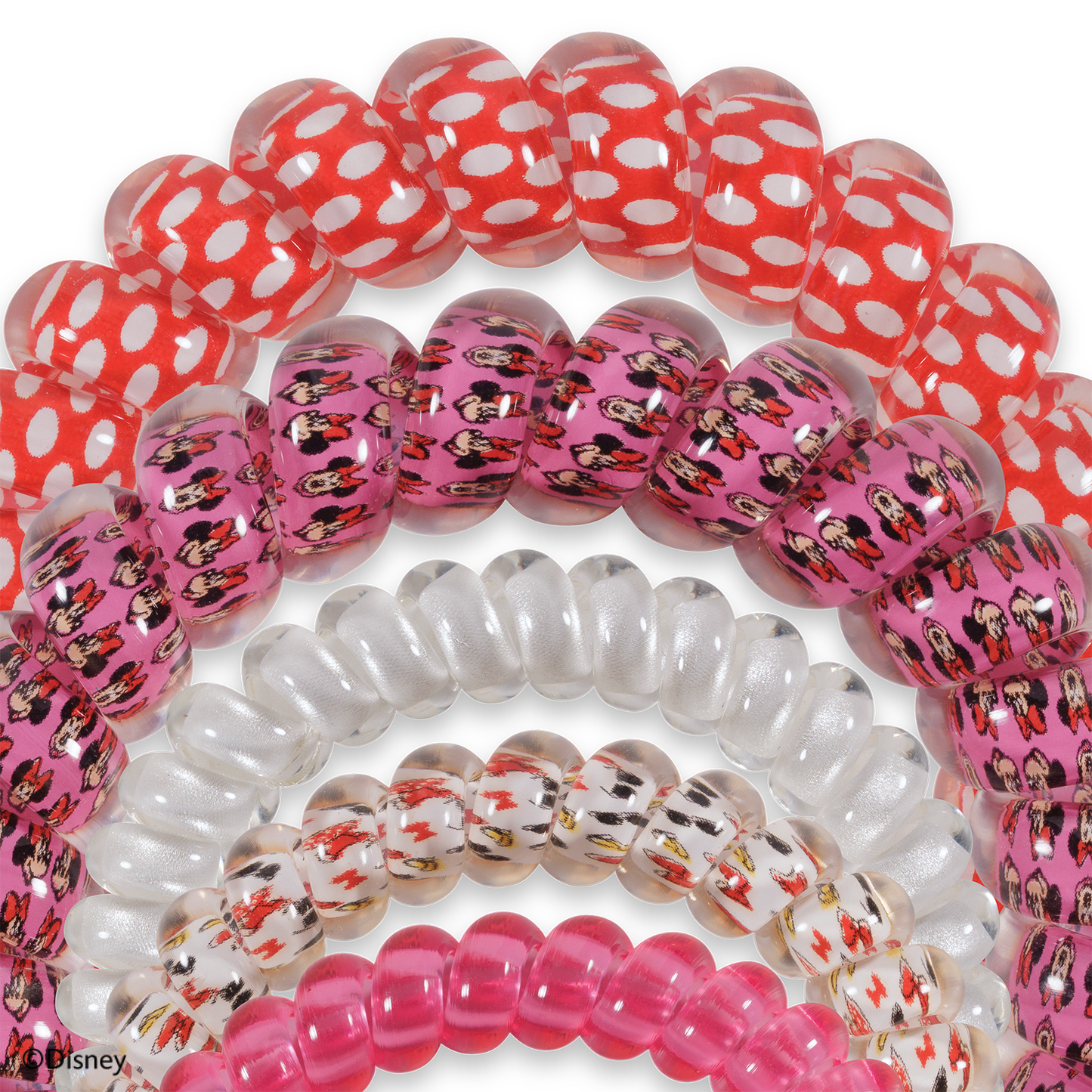 Minnie Mouse Hair Ties Mix Pack