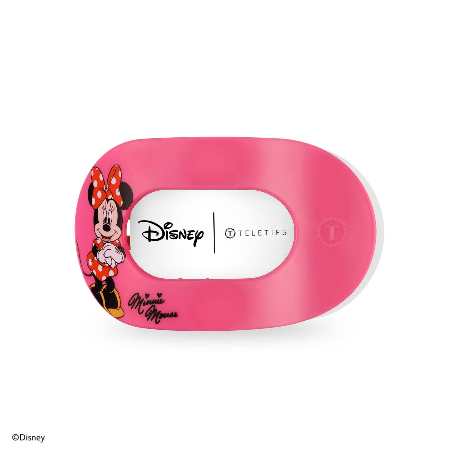 Flat Round Hair Clip - Minnie Mouse