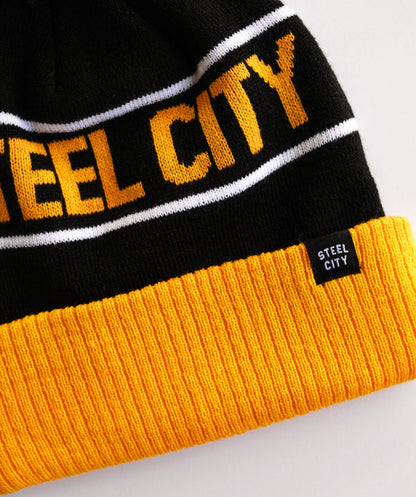 Brookline Steel City Pom Beanie