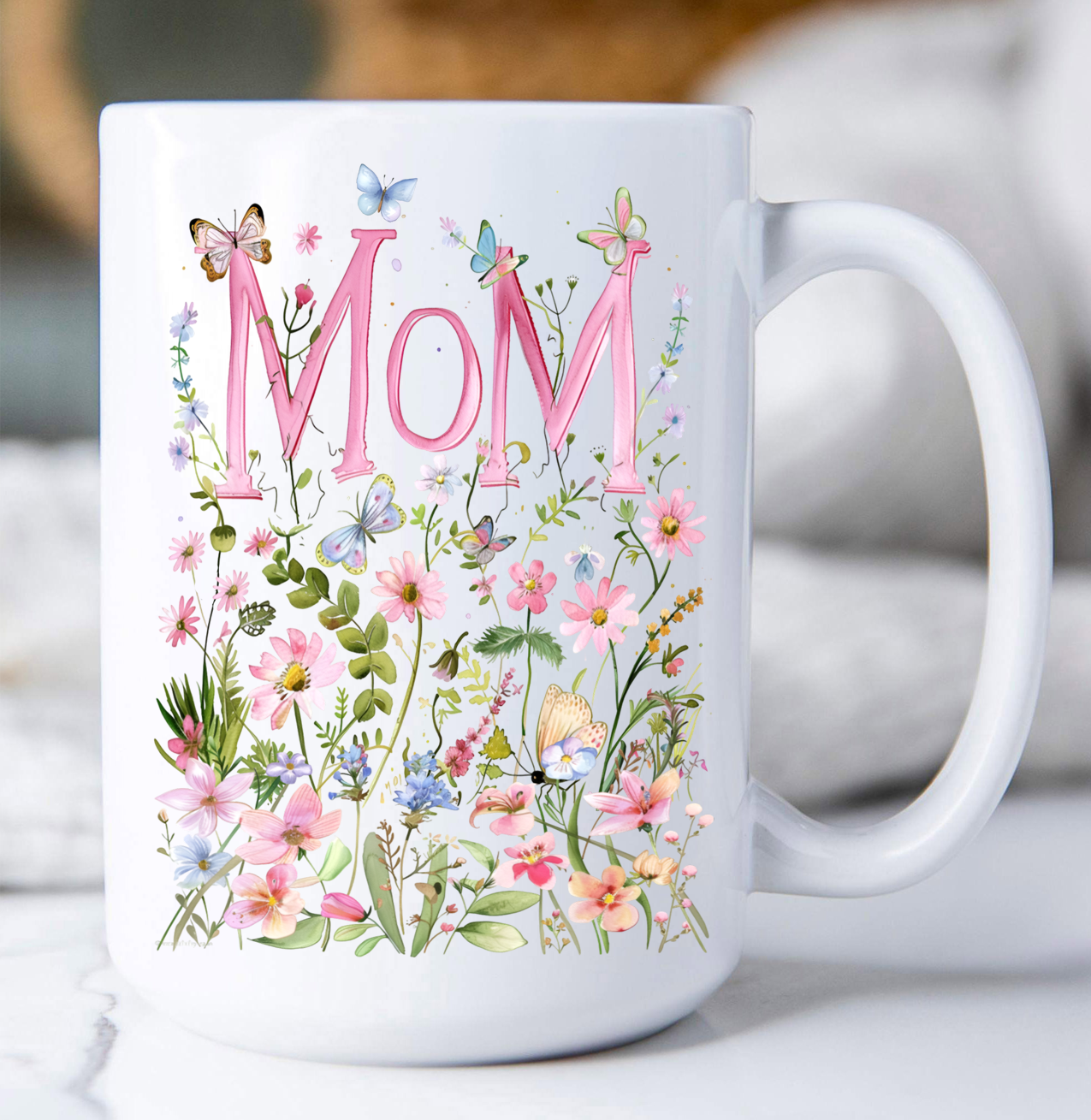 Wild Flowers Coffee Mug - Mom