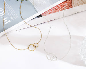 New Mama Dainty Necklace - Silver