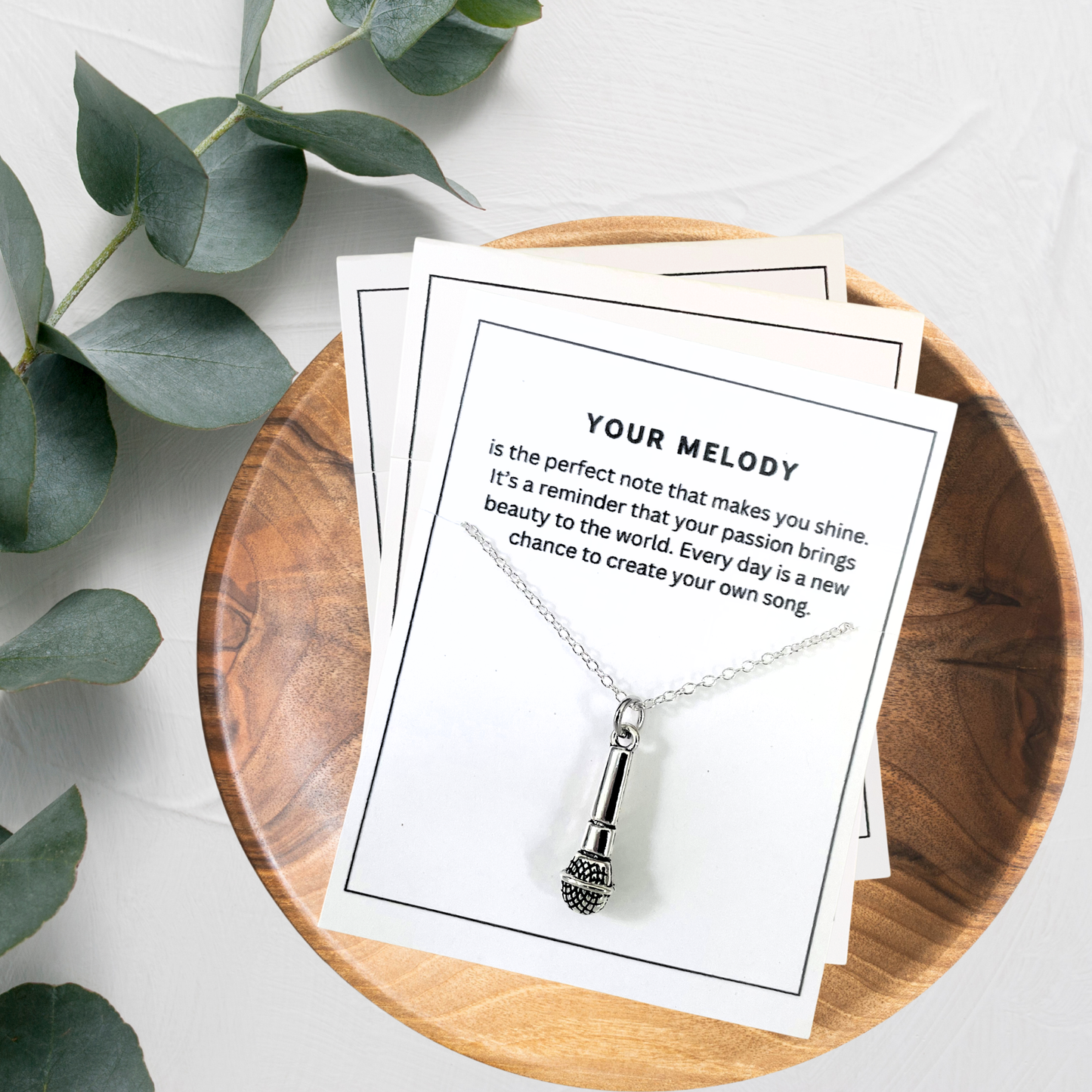 Your Melody Microphone Necklace  