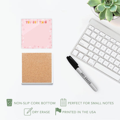 Dry Erase Note Tile - You Got This