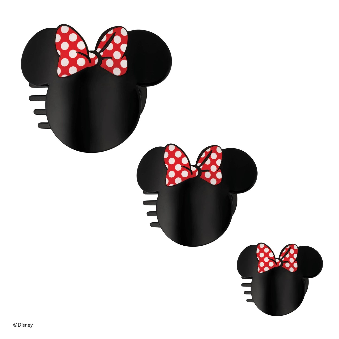 Minnie Mouse Shaped Flat Hair Clip