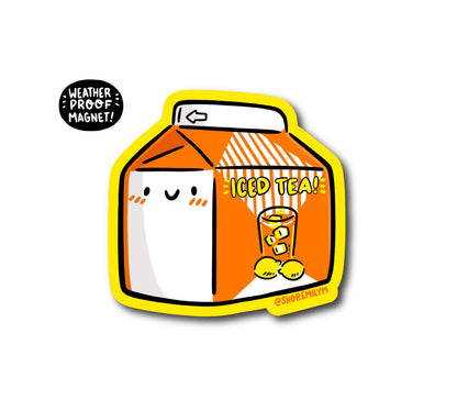 Pittsburgh Iced Tea Carton Magnet