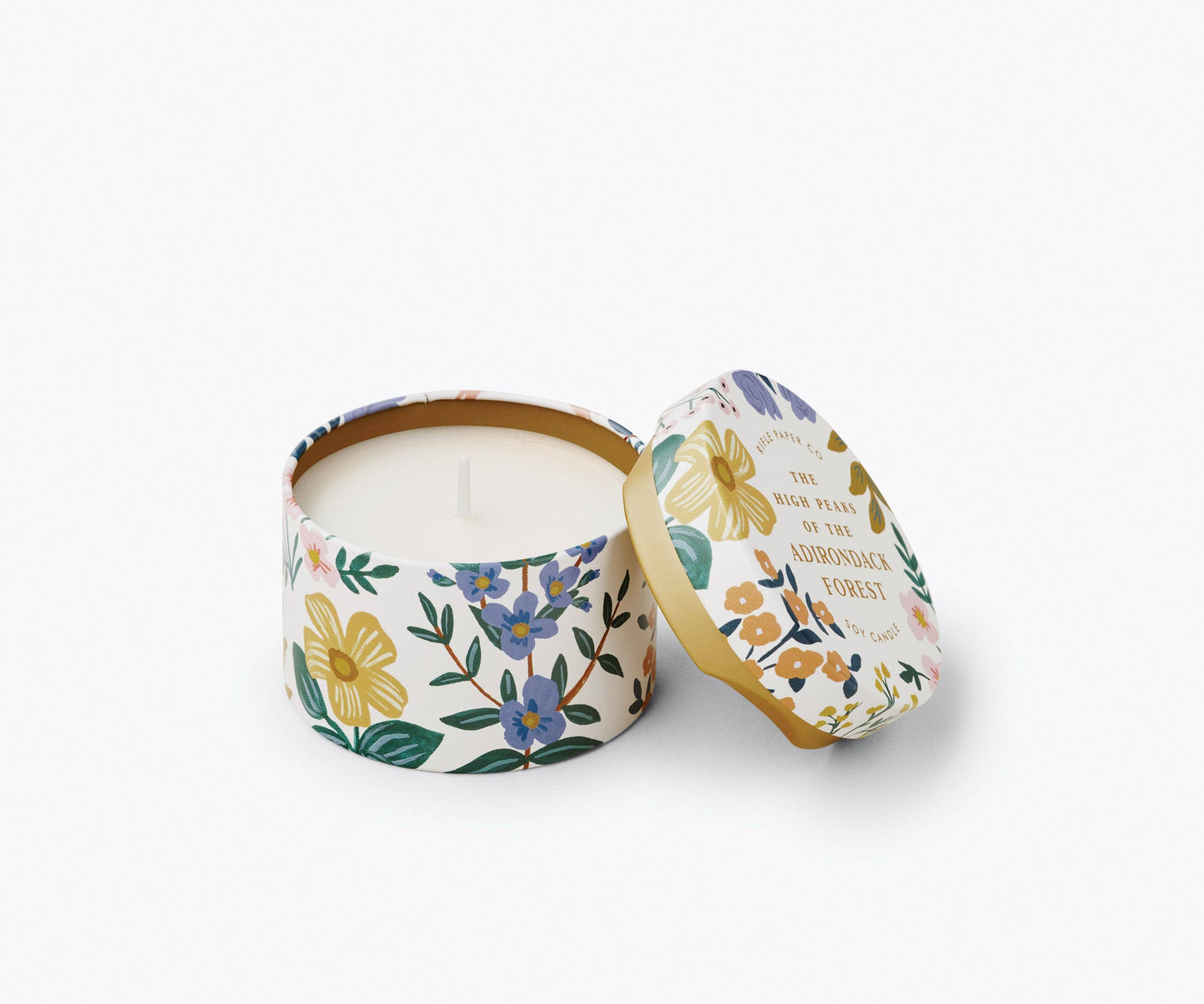 The High Peaks of the Adirondacks Forest Tin Candle