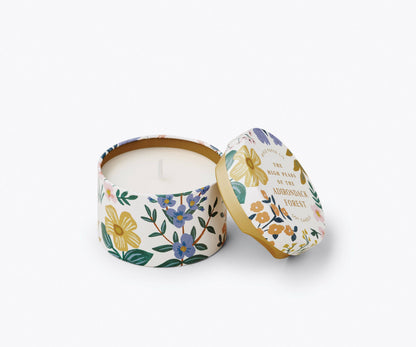 The High Peaks of the Adirondacks Forest Tin Candle