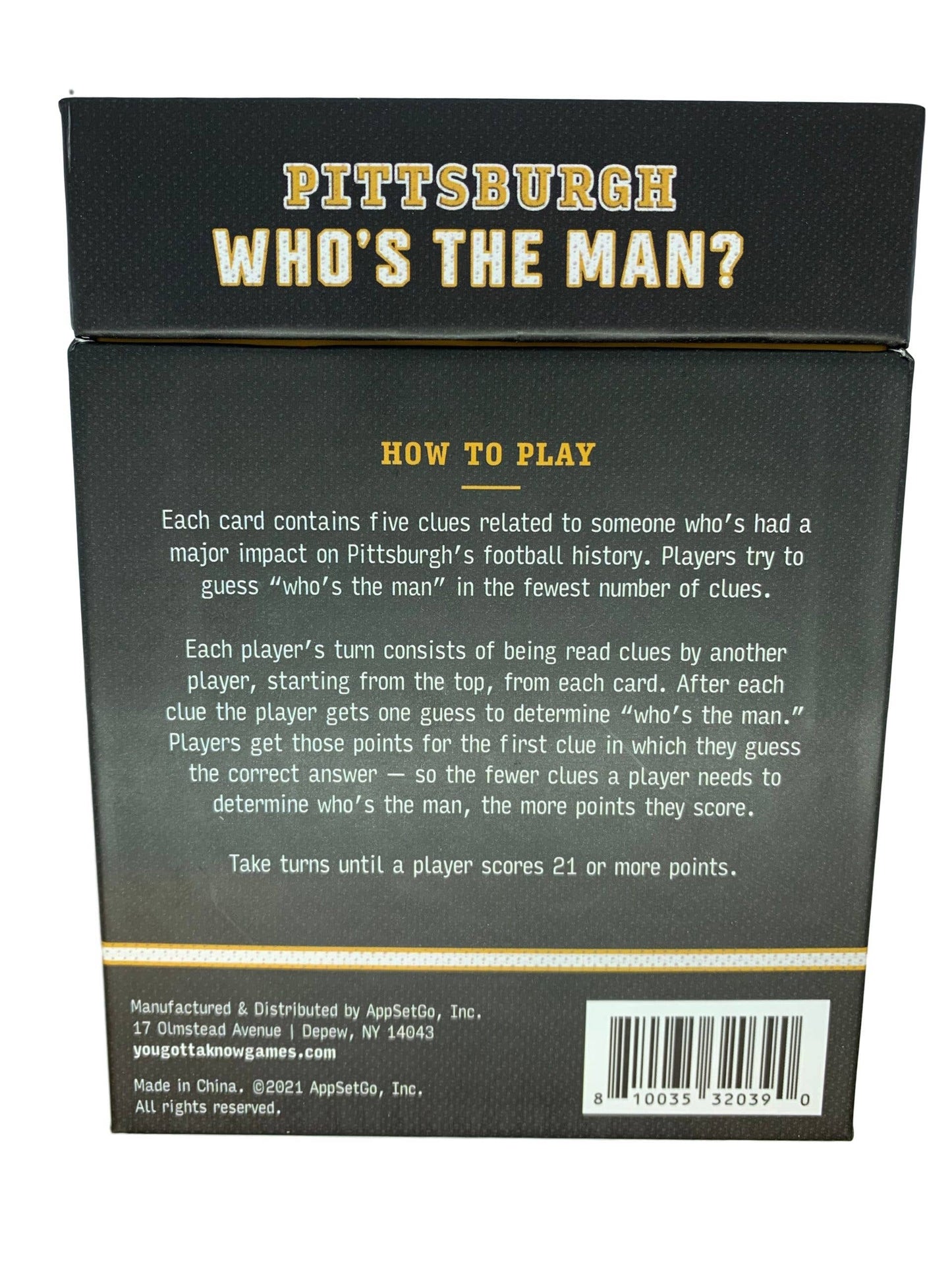 Who’s the Man? - Pittsburgh Football Trivia