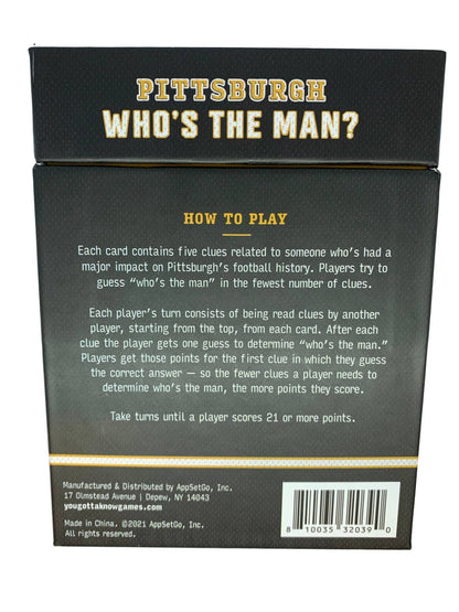 Who’s the Man? - Pittsburgh Football Trivia