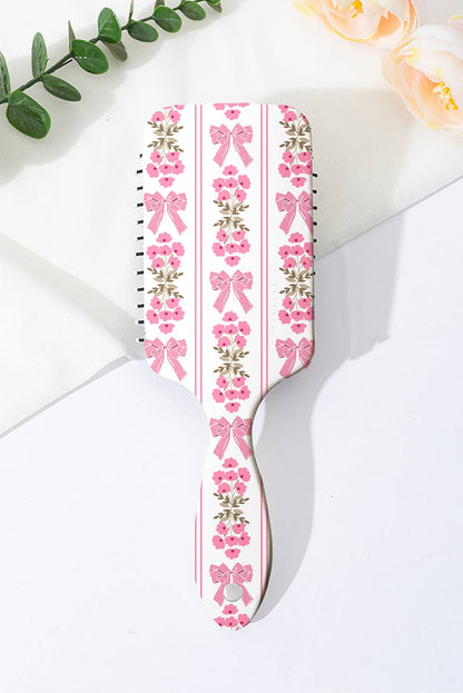 Floral Bow Hair Brush