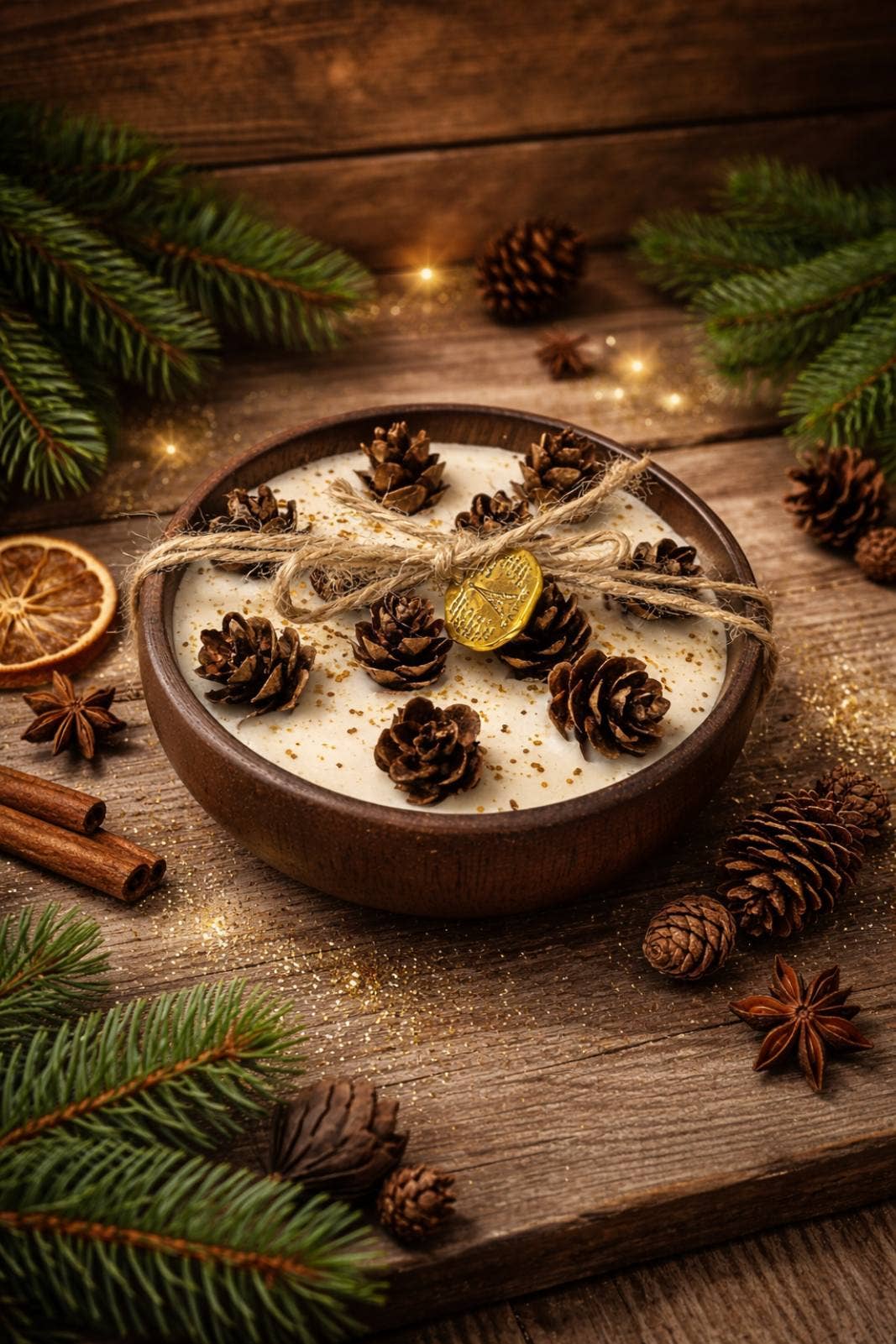 Woodland Pinecone Wood Wick Candle