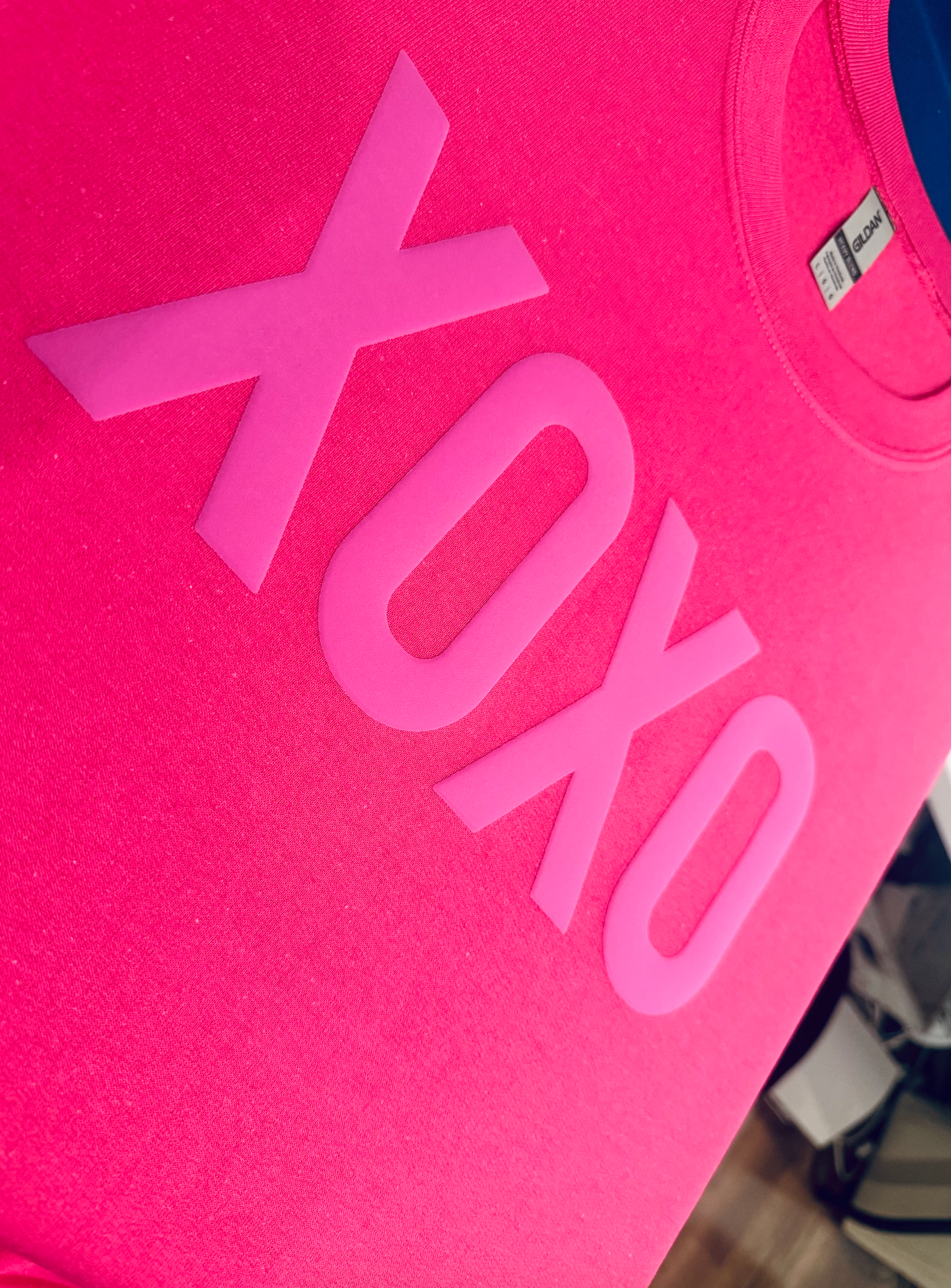 XOXO Monochromatic Crewneck Sweatshirt