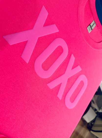 XOXO Monochromatic Crewneck Sweatshirt