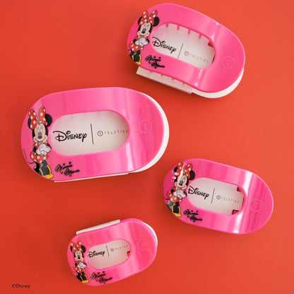 Flat Round Hair Clip - Minnie Mouse