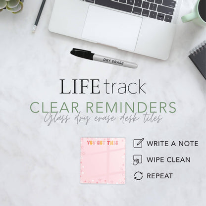 Dry Erase Note Tile - You Got This