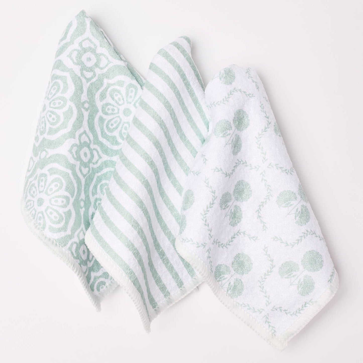Quick Dry Dish Towel Set - Sage Sweetbriar Charm