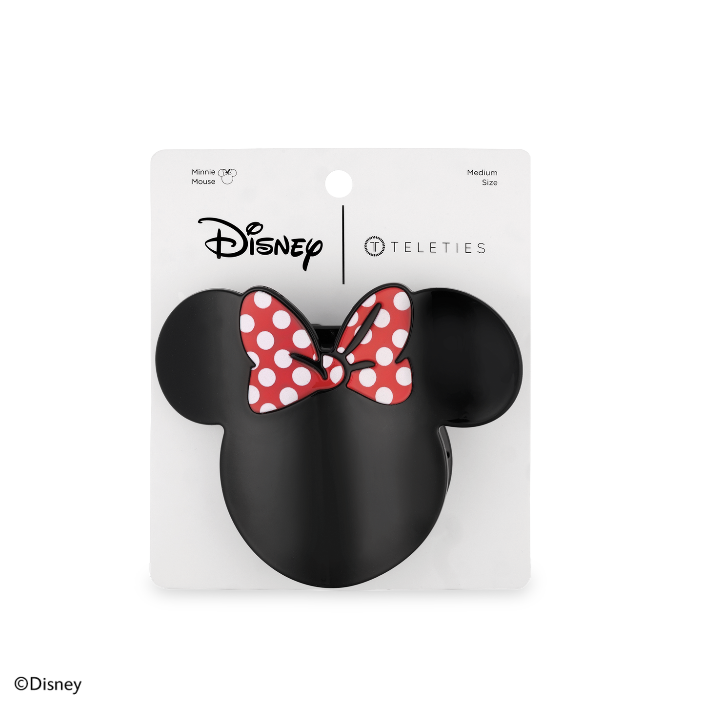Minnie Mouse Shaped Flat Hair Clip