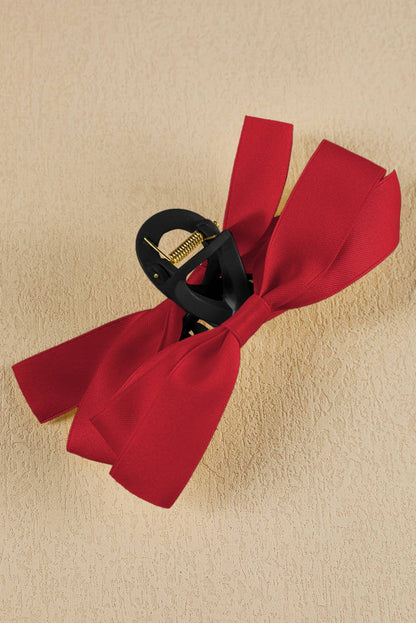 Holiday Bow Large Claw Clip