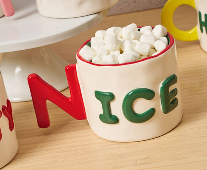 Ceramic Message Mug - Nice