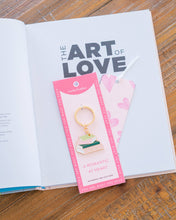 Load image into Gallery viewer, Bookmark Keychain - Romance