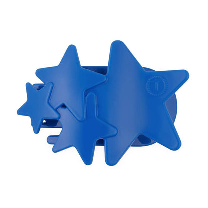 Shooting Star Flat Hair Clip - Blue