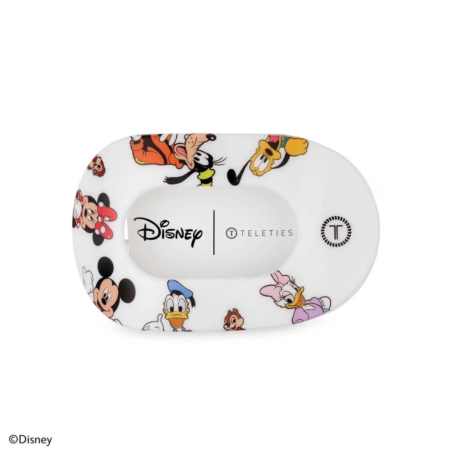 Flat Round Hair Clip - Mickey & Friends