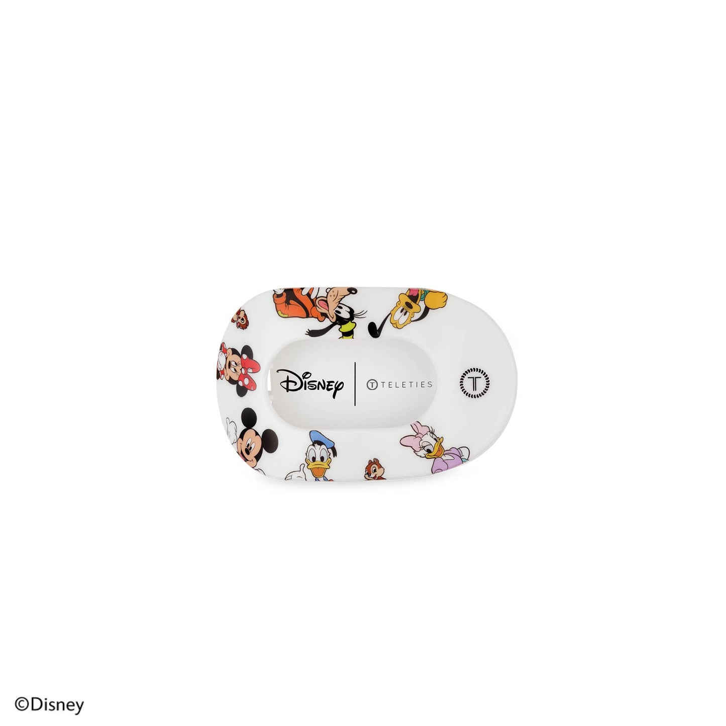Flat Round Hair Clip - Mickey & Friends