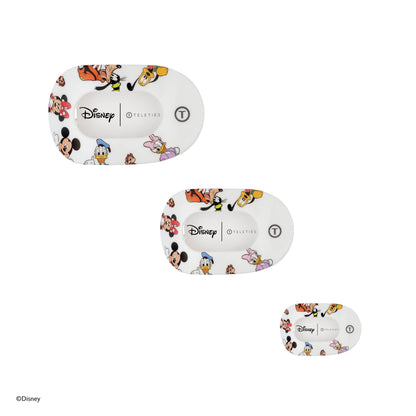 Flat Round Hair Clip - Mickey & Friends
