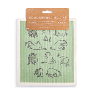 Biodegradable Dish Cloth Set - Eeyore