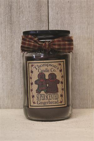 Gingerbread Small Mason Jar Candle