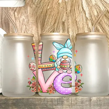 Libbey Glass Tumbler - Easter LOVE