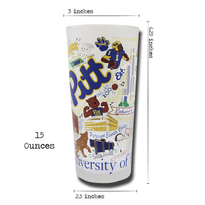 Pitt University - Drinking Glass