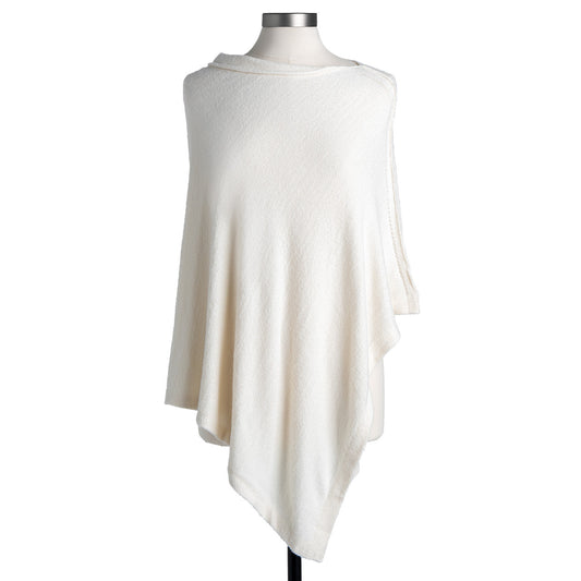 Microfiber Poncho - Cream