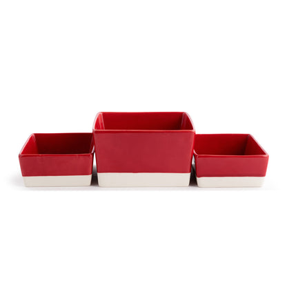 3-Piece Christmas Modular Serving Set