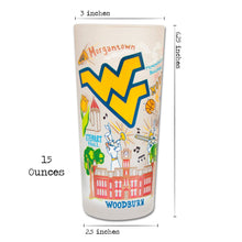Load image into Gallery viewer, West Virginia University - Drinking Glass