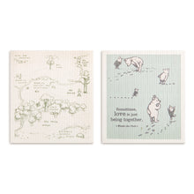Load image into Gallery viewer, Biodegradable Dish Cloth Set - Being Together