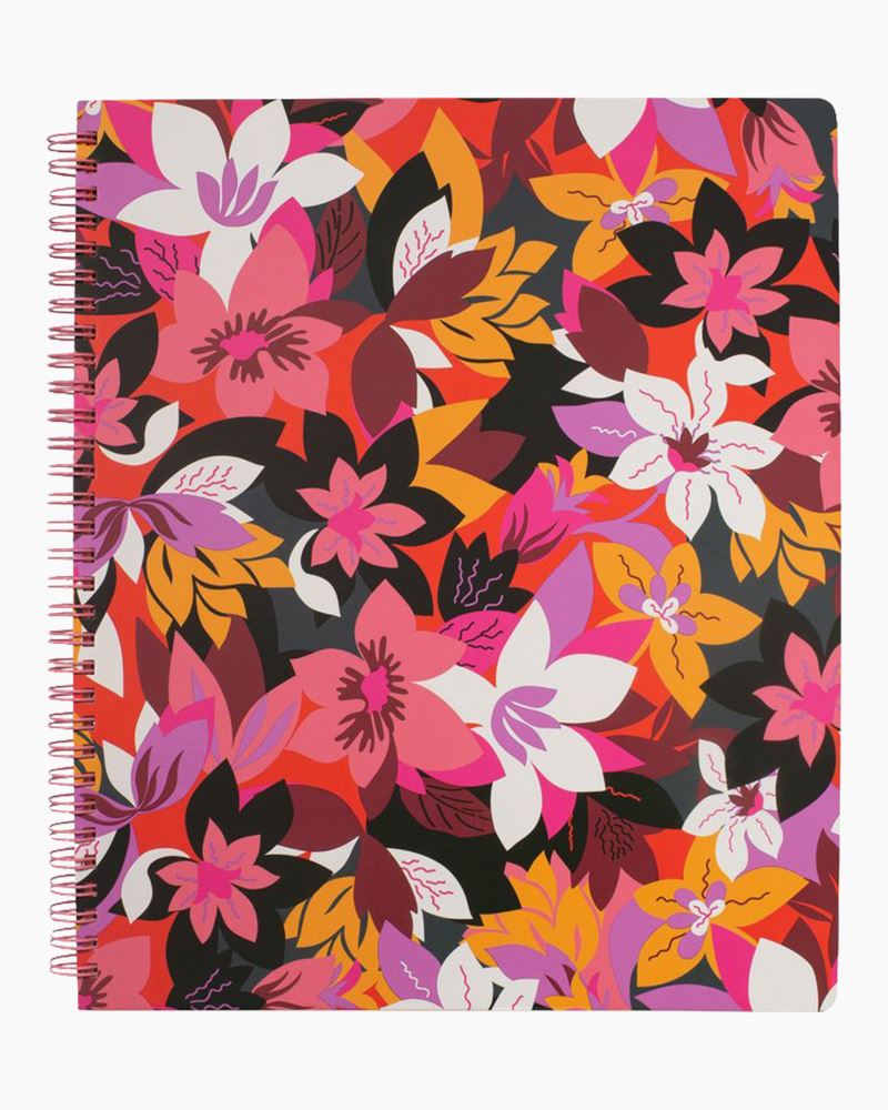 Notebook with Pocket, Rosa Floral