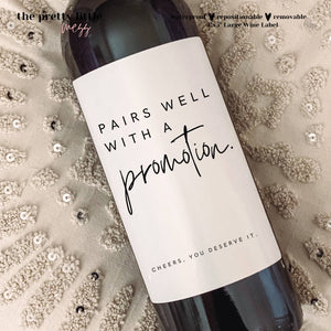 New Promotion - Wine Bottle Label