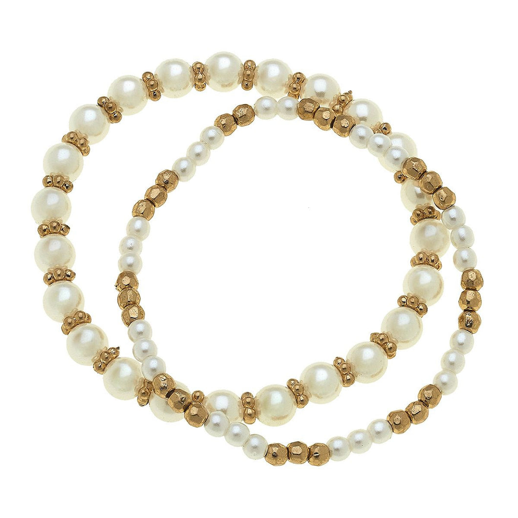 Eloise Bracelets In Ivory Pearl