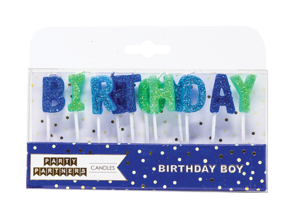 Birthday Boy Candle Set