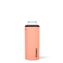 Load image into Gallery viewer, Slim Can Cooler - Neon Lights Coral