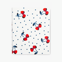 Load image into Gallery viewer, Concealed Spiral Notebook,  Vintage Cherry Dot