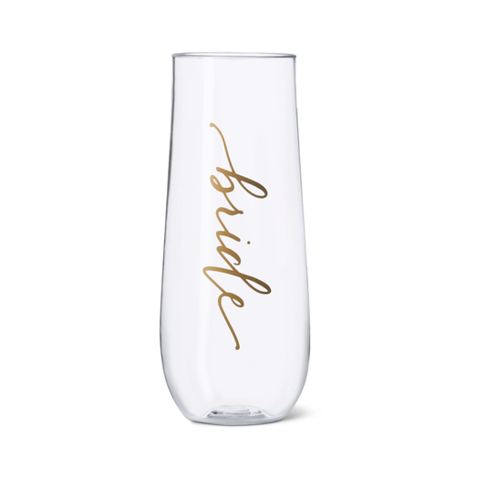 11 oz. Bride Stemless Champagne Flute