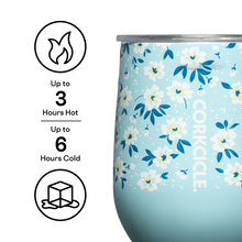 Load image into Gallery viewer, Stemless - Ditsy Floral Blue (12oz)