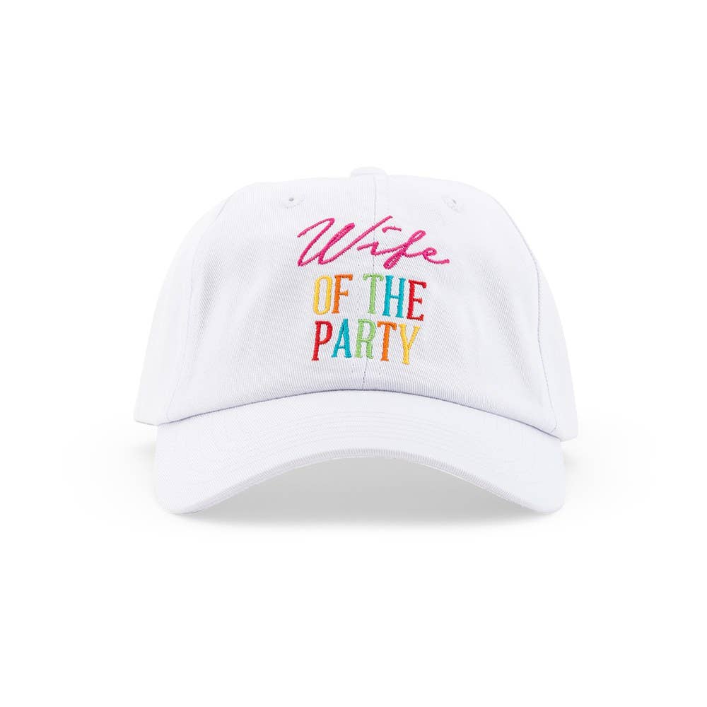 Embroidered Baseball Cap - Wife Of The Party